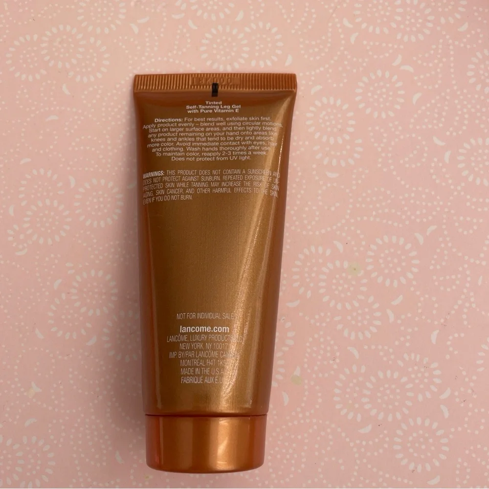Lancome Flash Bronzer Tinted Self-Tanning Leg Gel Pure Vitamin E 2.0 oz …